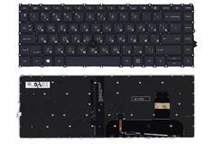 Купить Клавиатура для ноутбука HP Elitebook (745 G7) Black с указателем (Point Stick), с подсветкой (Light), (Black Frame) RU