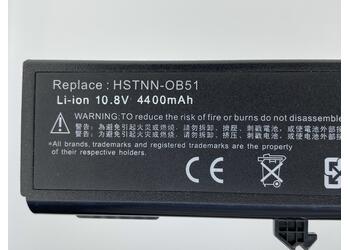 Акумуляторна батарея для ноутбука HP Compaq HSTNN-OB51 610 11.1V Black 4400mAh OEM - фото 3