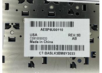 Клавиатура для ноутбука HP Envy (13) Black, (No Frame) RU (горизонтальный энтер) - фото 3