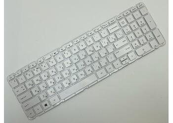 Клавіатура для ноутбука HP Pavilion (17, 17-E) White, (No Frame) RU - фото 2