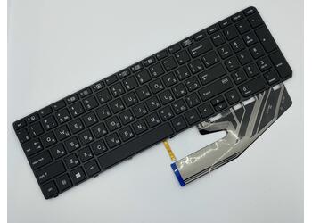 Клавиатура для ноутбука HP ProBook (450 G3, 455 G3, 470 G3, 450 G4, 455 G4, 470 G4) с подсветкой (Light), Black, (Black Frame), RU - фото 2