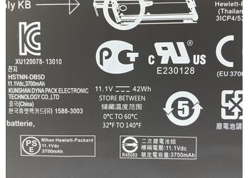 Аккумуляторная батарея для ноутбука HP BL06XL Elitebook 1040 G1 11.1V Black 3700mAh Orig - фото 3