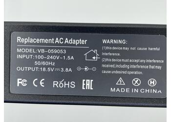 Блок живлення для ноутбука HP 70W 18.5V 3.8A 4.8x1.7mm H701854817 REPLACEMENT - фото 3