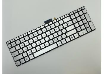 Клавиатура для ноутбука HP Pavilion (15-ab) Silver с подсветкой (Light), (No Frame) RU - фото 2