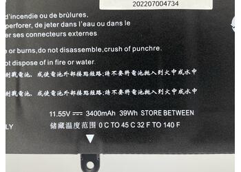 Аккумуляторная батарея для ноутбука HP BI03 Pavilion 13-u x360 11.55V Black 3400mAh OEM - фото 3
