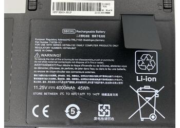 Акумуляторна батарея для ноутбука HP SB03 EliteBook 725 11.25V Black 4000mAh OEM - фото 3