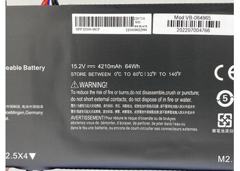 Акумуляторна батарея для ноутбука HP ZO04 Zbook Studio G3 15.2V Black 4210mAh OEM - фото 3