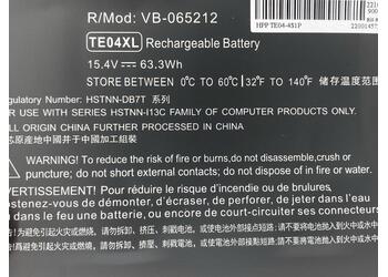 Аккумуляторная батарея для ноутбука HP TE04XL Pavilion 15-bс 15.4V Black 4112mAh - фото 3