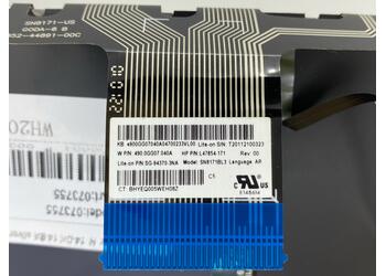 Клавиатура для ноутбука HP Pavilion (13-dk), с подсветкой (Light), Silver, (No Frame) RU - фото 3