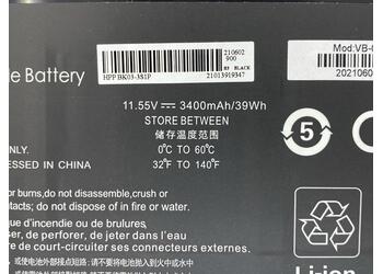Акумуляторна батарея для ноутбука HP BK03XL Pavilion X360 11.55V Black 3400mAh OEM - фото 3