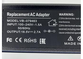 Блок питания для ноутбука HP 50W 18.5V 2.7A 4.8x1.7mm YDS-050A OEM - фото 3