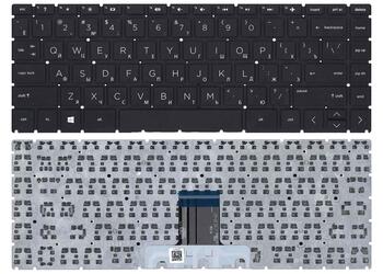 Клавиатура для ноутбука HP Pavilion x360 14-cd0000 Black, (No Frame) RU - фото 5