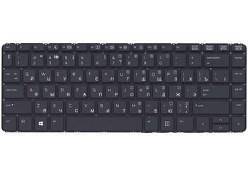 Клавиатура для ноутбука HP ProBook (440, 441, 445, 446) Black, (No Frame) RU - фото 2