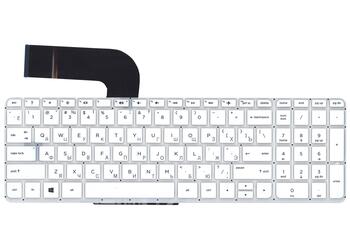 Клавиатура для ноутбука HP Pavilion (17-F, 15-P) White, (No Frame) RU - фото 2