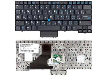 Клавиатура для ноутбука HP Compaq NC2400, nc2500, nc2510 с указателем (Point Stick) Black, RU