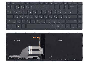 Клавиатура для HP ProBook (430 G5) с подсветкой (Light), Black, (Black Frame), RU - фото 5