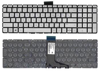 Клавіатура для ноутбука HP Envy X360 (15-W) Silver з підсвіткою (Light), (No Frame) RU
