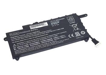 Аккумуляторная батарея для ноутбука HP PL02 Pavilion 11 7.6V Black 3800mAh OEM
