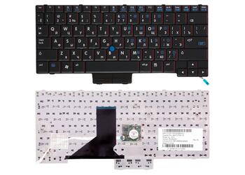 Клавиатура для ноутбука HP Compaq 2510p, Elitebook 2530p с указателем (Point Stick) Black, RU