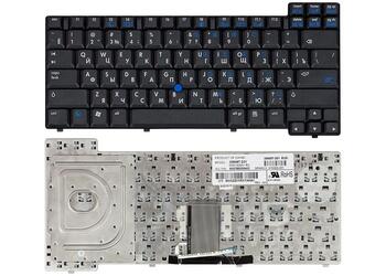 Клавиатура для ноутбука HP Compaq NC8200, NC8230, NX8220, NW8240, NC8400, NC8440 с указателем (Point Stick), Black, RU