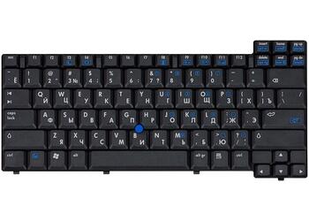 Клавиатура для ноутбука HP Compaq NC8200, NC8230, NX8220, NW8240, NC8400, NC8440 с указателем (Point Stick), Black, RU - фото 2