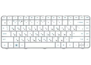 Клавиатура для ноутбука HP Pavilion (G4, G4-1000) White, RU - фото 2