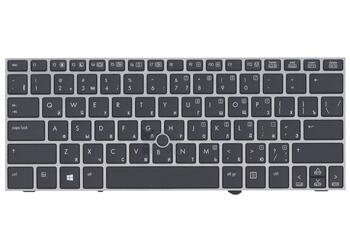 Клавиатура для ноутбука HP Elitebook (2170P) с указателем (Point Stick), Black, (Gray Frame) RU - фото 2