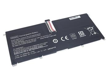 Акумуляторна батарея для ноутбука HP HD04XL Envy 13-2000eg Spectre XT Ultrabook 14.8V Black 3200mAh OEM - фото 6