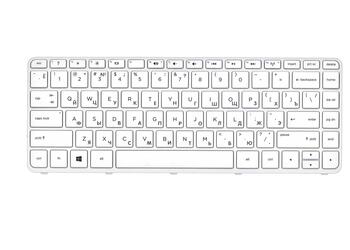 Клавиатура для ноутбука HP Pavilion (14-e) White, (White Frame), RU - фото 2