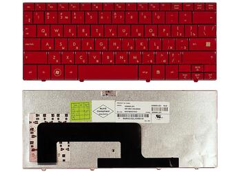 Клавиатура для ноутбука HP Mini (700, 1000, 1100) Red, RU