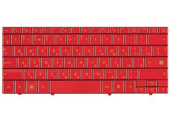 Клавиатура для ноутбука HP Mini (700, 1000, 1100) Red, RU - фото 2