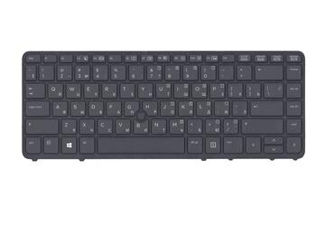 Клавиатура для ноутбука HP EliteBook (840) с подсветкой (Light) Black, с указателем (Point Stick), (Black Frame) RU - фото 2