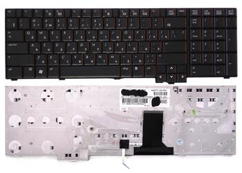 Клавиатура для ноутбука HP Elitebook (8730W) с указателем (Point Stick), Black, RU