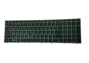 Клавиатура для ноутбука HP Zbook Fury 17 G7 с подсветкой (Light), с указателем (Point Stick), Black, (No Frame), RU