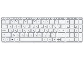 Клавиатура для ноутбука HP Pavilion (15-e) White, (White Frame) RU - фото 2