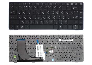 Клавиатура для ноутбука HP ProBook (6360B, 6360T) с указателем (Point Stick) Black, RU