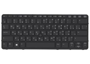 Клавиатура для ноутбука HP EliteBook 820 G1 с подсветкой (Light), с указателем (Point Stick) Black, RU - фото 2