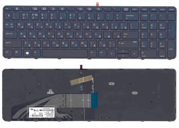 Клавиатура для ноутбука HP ProBook (450 G3, 455 G3, 470 G3, 450 G4, 455 G4, 470 G4) с подсветкой (Light), Black, (Black Frame), RU