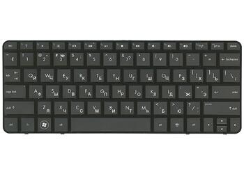 Клавиатура для ноутбука HP Mini (210-2000) Black, (Black Frame) RU - фото 2