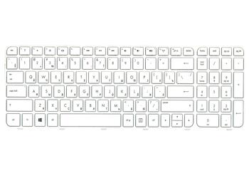 Клавиатура для ноутбука HP Pavilion (G6-2000) White, (White Frame) RU - фото 2