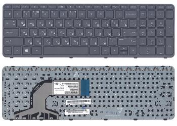 Клавиатура для ноутбука HP 250 G3, 255 G2, 255 G3, Pavilion SleekBook 15-e, 15-e000, 15-e002er, 15-e002sr, 15-e003sr, 15-e004er, 15-g, 15-g000, 15-d, 15-n, 15-n000, 15-r, 15-r000, 15-s000, 15t-e, 15t-n, 15z-e, 15z-n Black, (Black Frame) RU