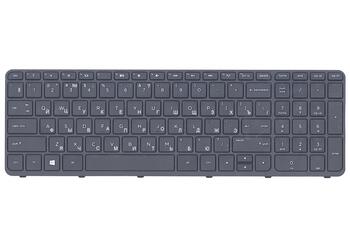 Клавиатура для ноутбука HP 250 G3, 255 G2, 255 G3, Pavilion SleekBook 15-e, 15-e000, 15-e002er, 15-e002sr, 15-e003sr, 15-e004er, 15-g, 15-g000, 15-d, 15-n, 15-n000, 15-r, 15-r000, 15-s000, 15t-e, 15t-n, 15z-e, 15z-n Black, (Black Frame) RU - фото 2