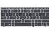 Клавиатура для ноутбука HP Elitebook (2170P) с указателем (Point Stick), Black, (Gray Frame) RU - фото 2, миниатюра