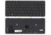 Клавиатура для ноутбука HP EliteBook 820 G1 с подсветкой (Light), с указателем (Point Stick) Black, RU