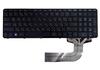 Клавиатура для ноутбука HP Pavilion (17-F, 15-P) Black, (Black Frame) RU - фото 6, миниатюра