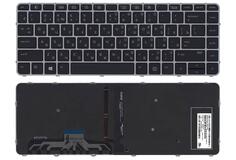 Купить Клавиатура HP EliteBook (Folio 1000, 1040 G3) Black с подсветкой (Light), (Silver Frame) RU