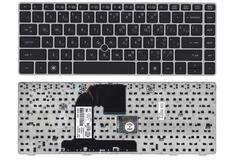 Купить Клавиатура для ноутбука HP EliteBook (8460P) Black, с указателем (Point Stick) (Grey Frame) RU