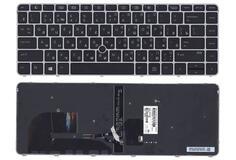 Купить Клавиатура для ноутбука HP Elitebook (745 G3) Black с указателем (Point Stick), (Gray Frame) RU
