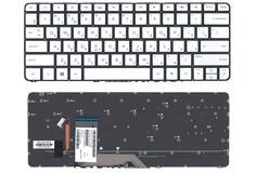 Купить Клавиатура для ноутбука HP Spectre X360 (13-4000, 13-4103dx, 13-4003DX, 13-4005DX, 13-4110DX, 13-4193DX, 13-4195DX, 13-4193NR) с подсветкой (Light) Black, (Silver Frame) RU