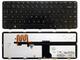 Клавиатура для ноутбука HP Pavilion (DM4-1000, DV5-2000, DV5-2100) с подсветкой (Light), Black, (Black Frame) RU